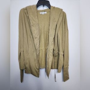 New Young fabulous & Broke green cardigan jacket size M